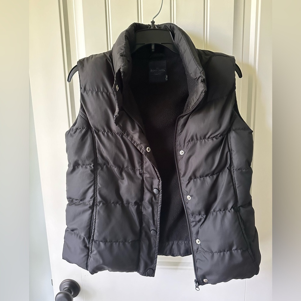 Faded Glory puffer vest size small